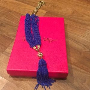 Lilly Pulitzer gold statement necklace